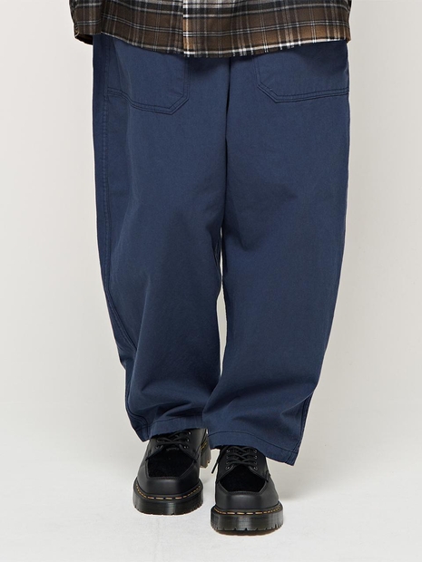 CB COTTON FATIGUE BANDING PANTS (NAVY)