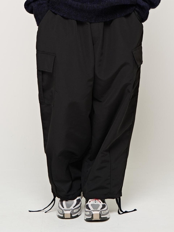 CB WIDE BALLOON CARGO PANTS (BLACK)