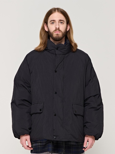 CB DUCK DOWN PUFFER SHORT PARKA (BLACK)
