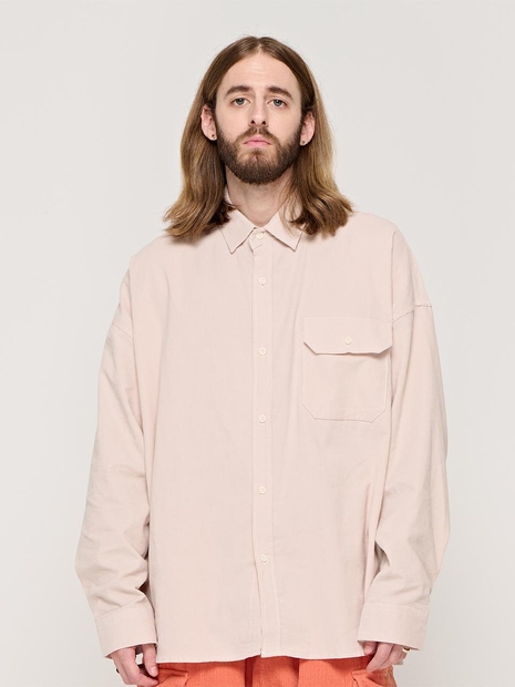 CB CORDUROY OVER SHIRT (BEIGE)