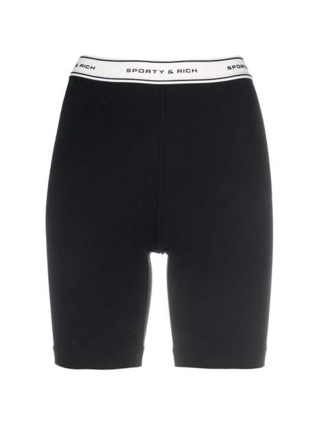 스포티앤리치 Short Sporty & Rich SHAW235BK  BLACK