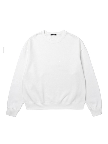 23 FW 남여공용 기획 베이직 스웨트 셔츠 (O-WHITE)