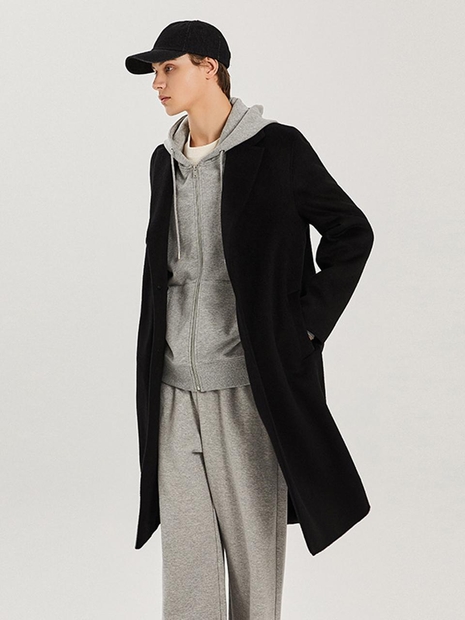 23 FW 남성 시그니쳐 싱글코트 (BLACK)