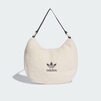 아디다스 ADIDAS 레이디스 오리지날 페이크 퍼 숄더백 화이트 II3399