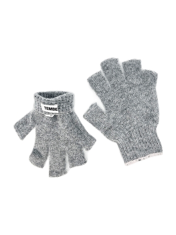 [TEMBEA] 템베아 FINGERLESS GUNTE 장갑 23 FW LIGHT GREY / SAKURA
