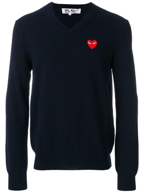 꼼 데 가르송 플레이 COMME DES GARCONS PLAY Sweaters Blue P1N002B
