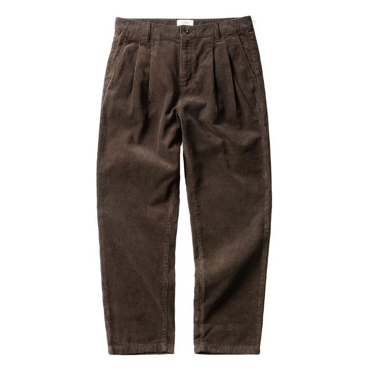 Tura Corduroy Washed Trousers (Brown)