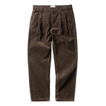 Tura Corduroy Washed Trousers (Brown)