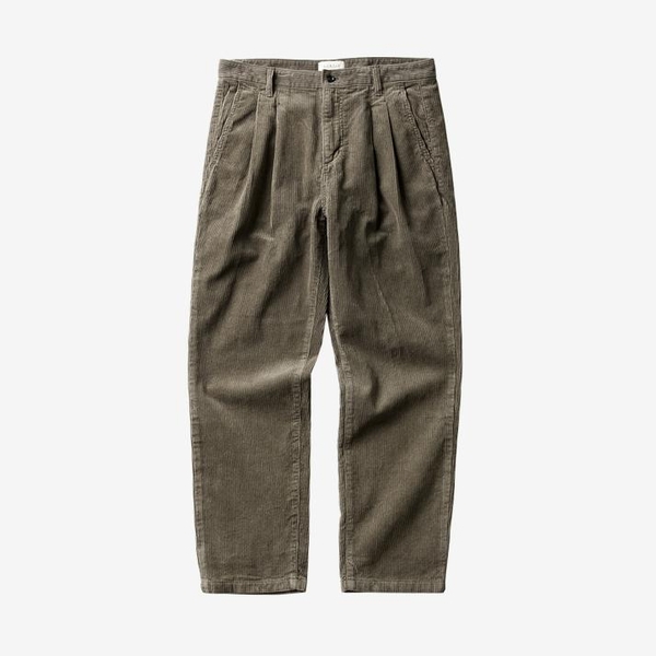 Tura Corduroy Washed Trousers (Light Khaki)