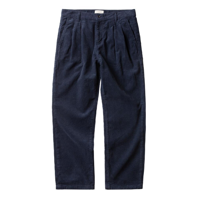 Tura Corduroy Washed Trousers (Blue)