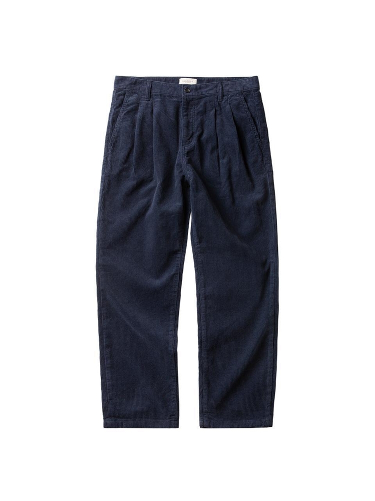 Tura Corduroy Washed Trousers (Blue)