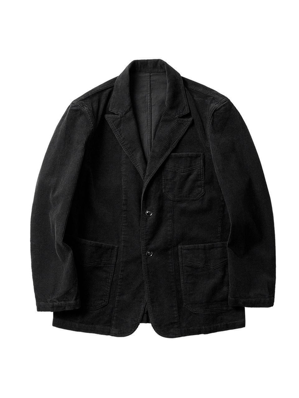 Tura Corduroy Washed Jacket (Black)