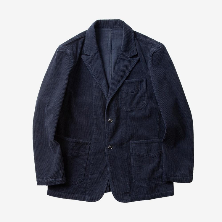 Tura Corduroy Washed Jacket (Blue)