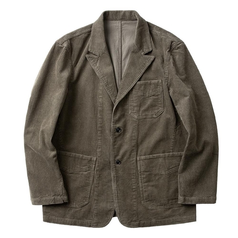 Tura Corduroy Washed Jacket (Light Khaki)