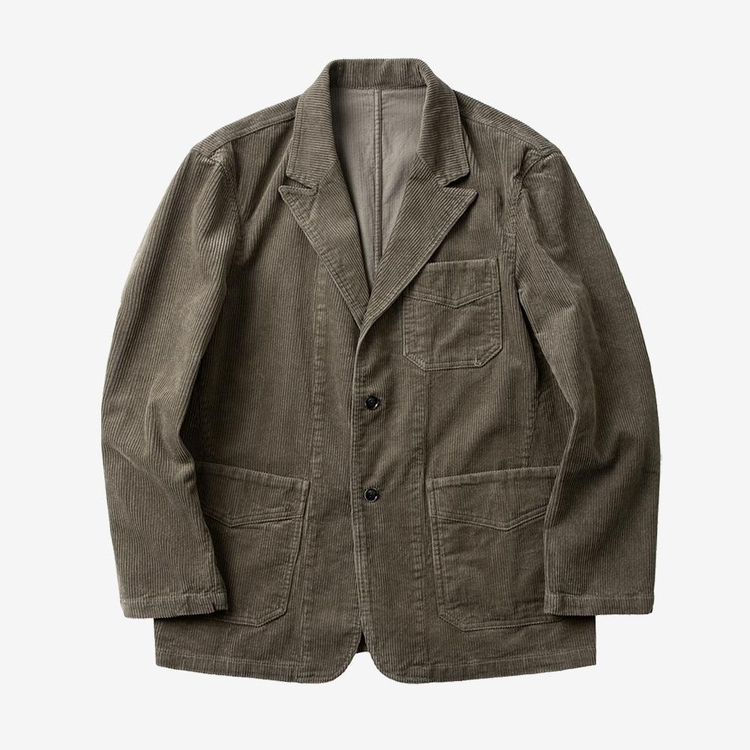 Tura Corduroy Washed Jacket (Light Khaki)