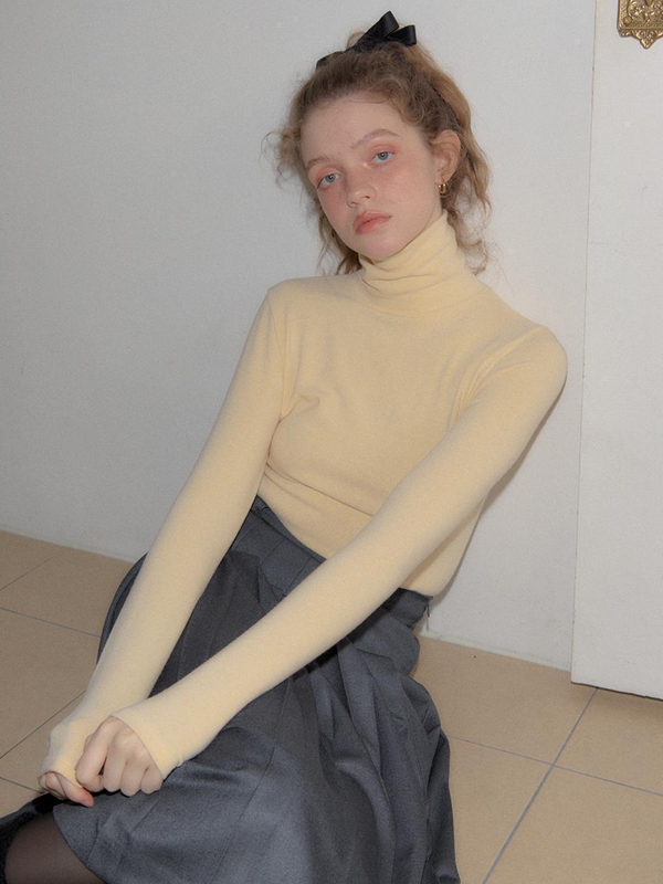 Basic Turtleneck T_ 5 Colors