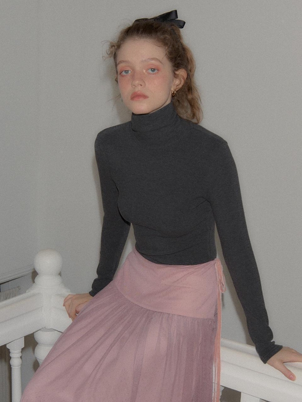 Basic Turtleneck T_ 5 Colors