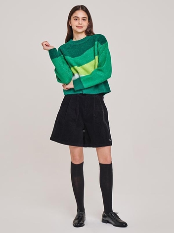 P_LABEL 골덴 반바지 MW3WL784