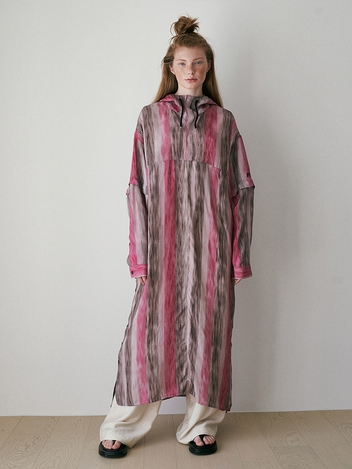 convert hoodie poncho pink