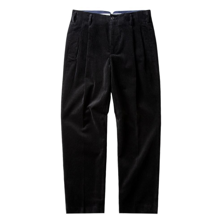 Corduroy Hollywood Trousers (Black)