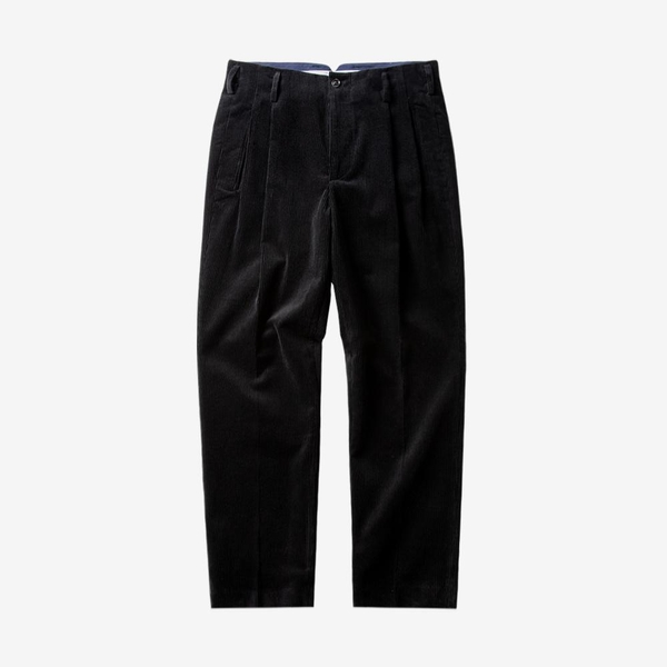 Corduroy Hollywood Trousers (Black)