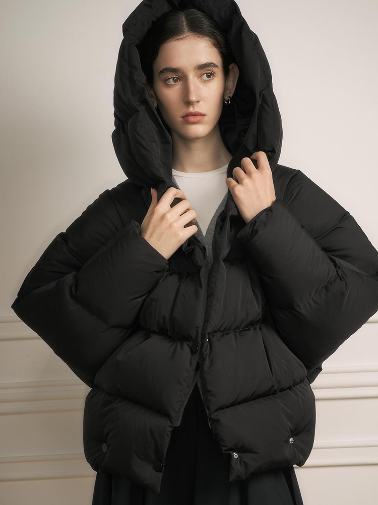 YY_Hooded down jacket