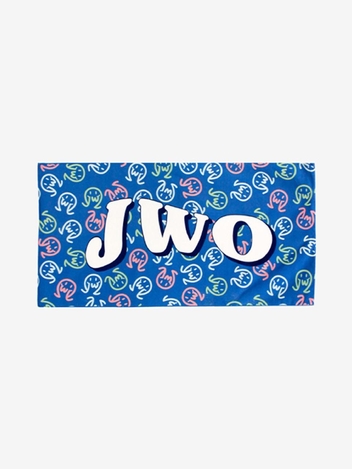 JWO 스마일 비치 타올+PVC가방