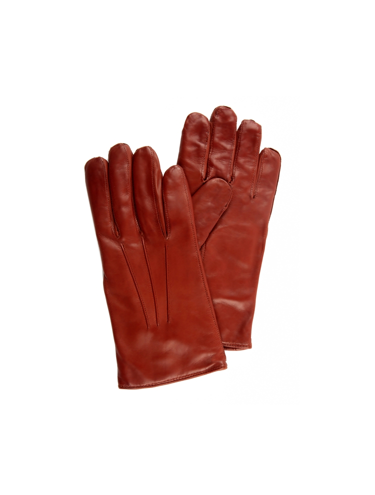 [리퍼브] Nappa Leather Gloves For Men_Cognac