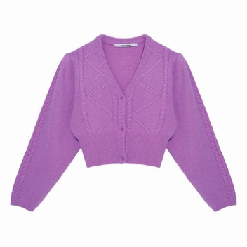 PUFF PEARL CARDIGAN PINK MBBFNT00713