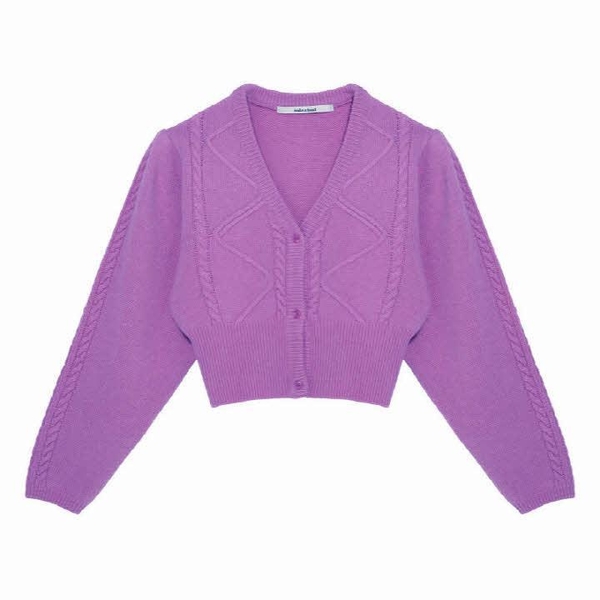 PUFF PEARL CARDIGAN PINK MBBFNT00713