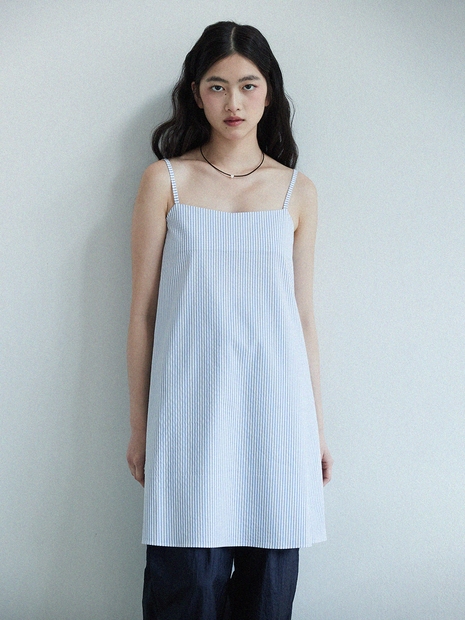 Stripe bustier / Blue