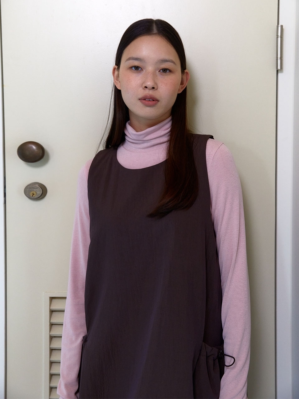 [13차 11월 25일 예약배송] Classic Turtle neck T-shirts (Light pink)