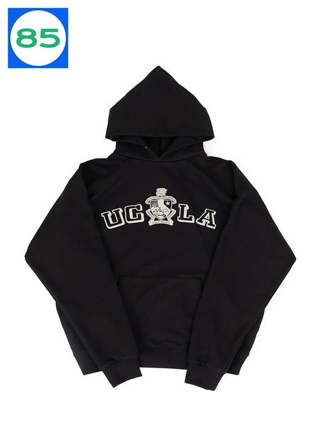 85 RAGLAN HOODIE(UCLA) - BLACK 