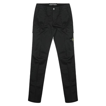 [스톤아일랜드]23FW 791531714 V0029 와펜 패치 카고 팬츠 블랙