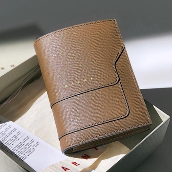 Marni Bi-fold Saffiano Wallet PFMOQ14U07 LV520 Z472N 마르니 바이폴드 사피아노 반지갑