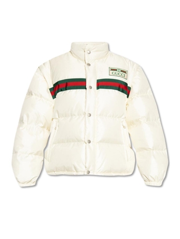 구찌 GUCCI PADDED NYLON BOMBER JACKET WITH WEB 8628241957203