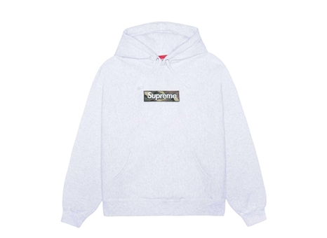 슈프림 Supreme 박스 로고 후디드 스웨트셔츠 긴팔 후드티 에쉬그레이 SUP-FW23-357