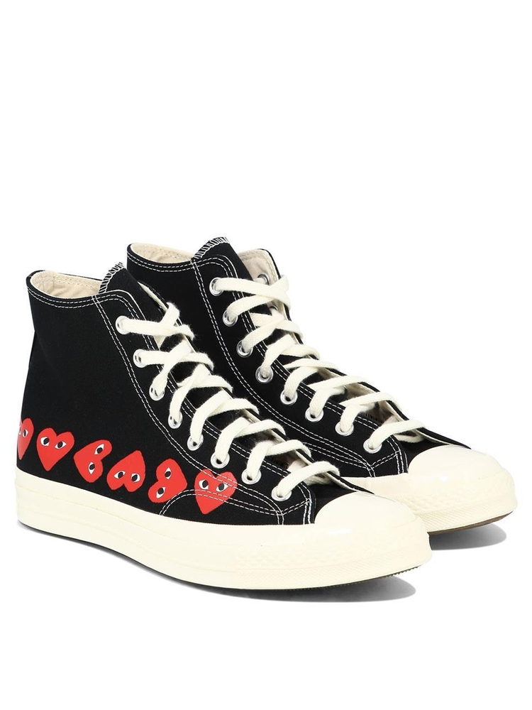 꼼데가르송 Small Hearts sneakers P1K1271 BLACK