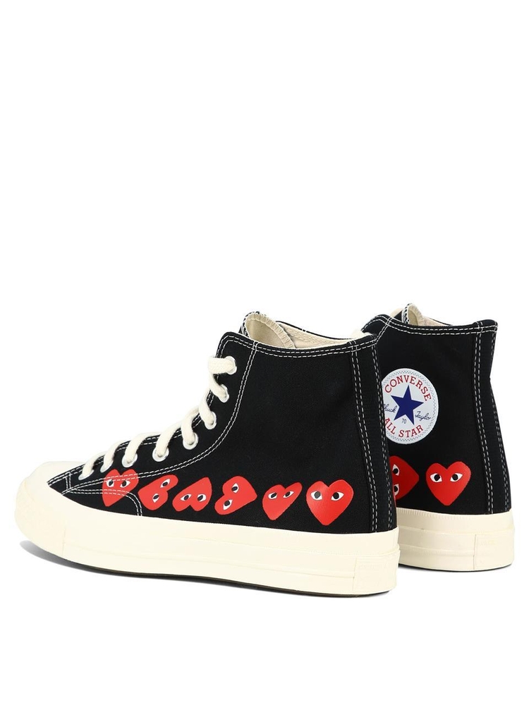 꼼데가르송 Small Hearts sneakers P1K1271 BLACK