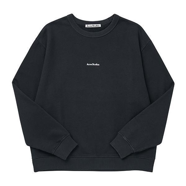 [아크네스튜디오 ACNE STUDIOS] AI0067 BLACK 여성 맨투맨