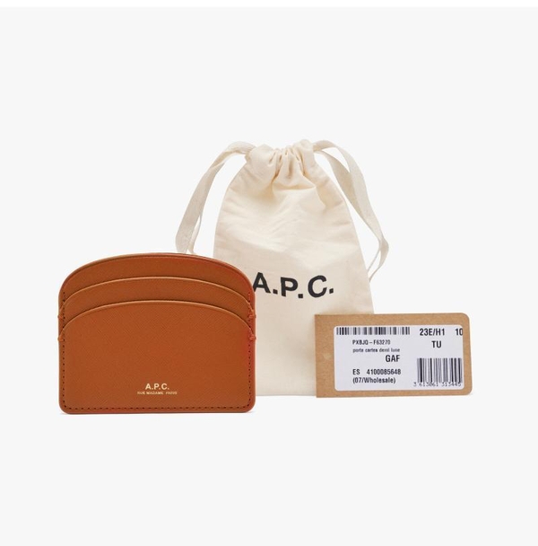 [아페쎄 APC] PXBJQ F63270 GAF TERRACOTTA 여성 카드홀더