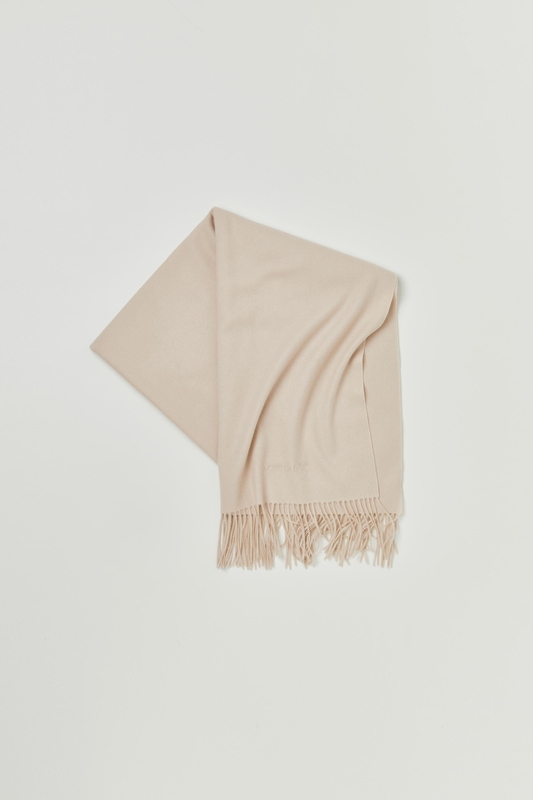 LOVE US U Ramswool Muffler (Cream Ivory)