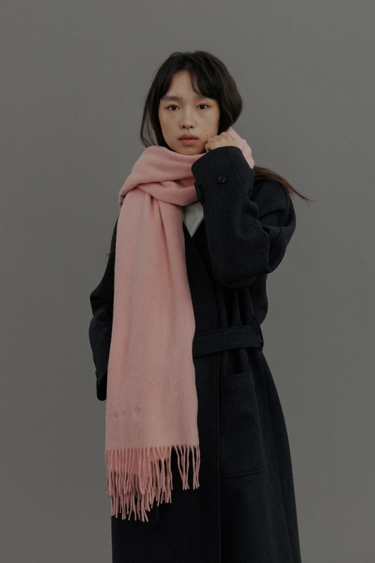 LOVE US U Ramswool Muffler (Pink)