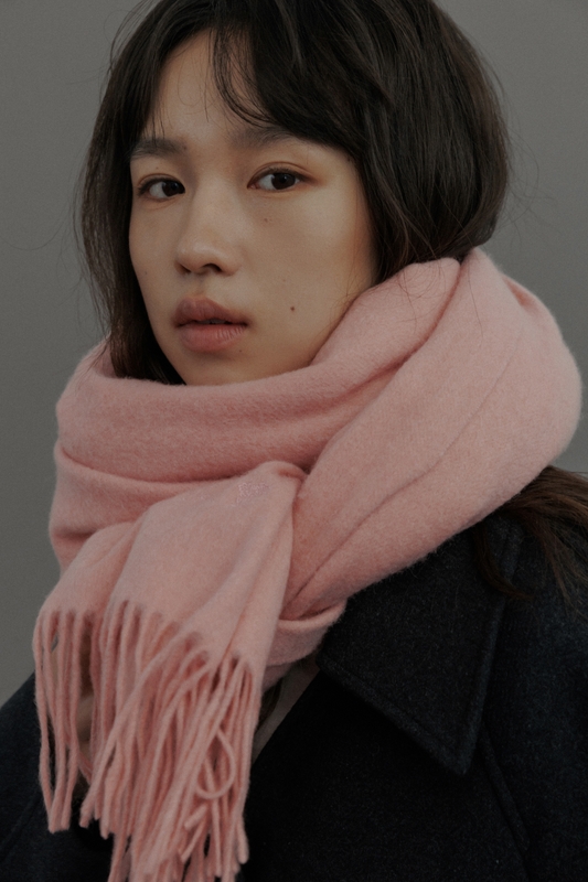 LOVE US U Ramswool Muffler (Pink)