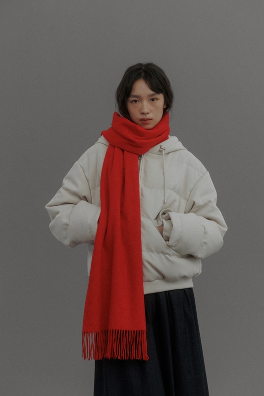 LOVE US U Ramswool Muffler (Red)