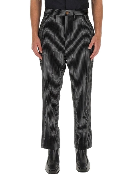 비비안웨스트우드 PANTS WITH STRIPE PATTERN 2F01000L_W00FUN201