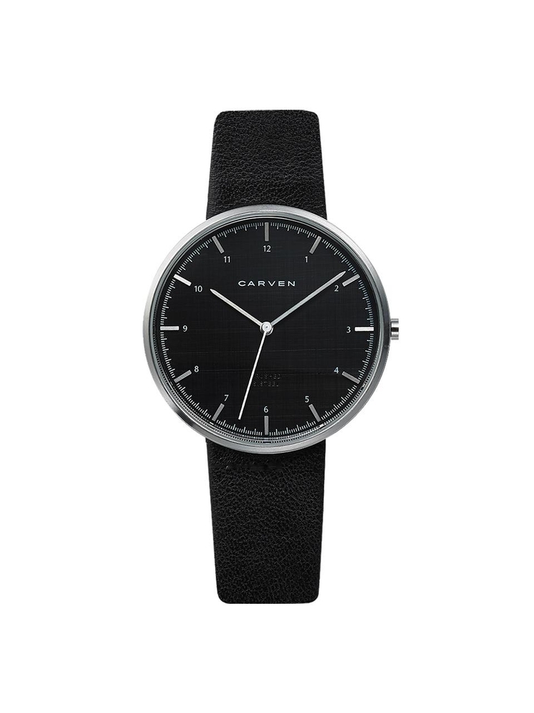 [CARVEN] 남성 가죽시계 CV610-BK/BK(Q)