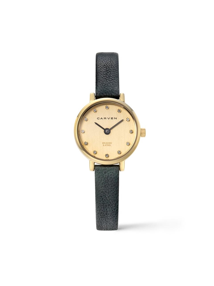 [CARVEN] 여성 가죽시계 CV623-YE/GN