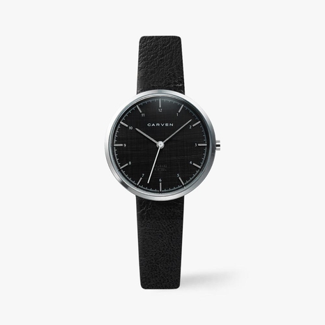 [CARVEN] 여성 가죽시계 CV610S-BK/BK(Q)