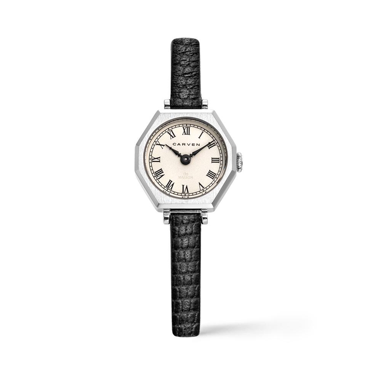 [CARVEN] 여성 가죽시계 CV626-WH/BK